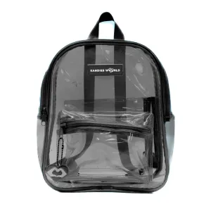 Black Clear Backpack