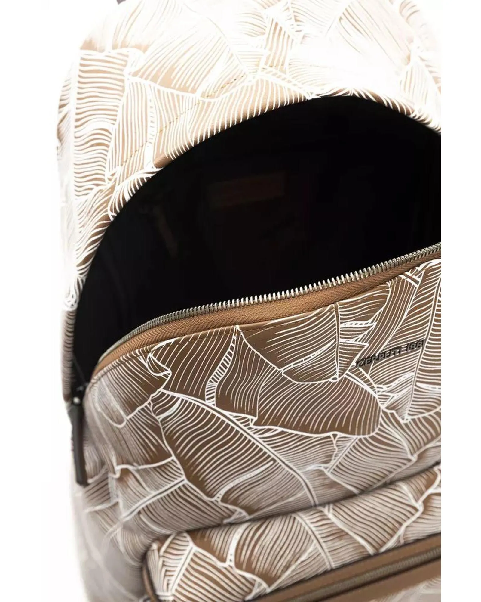 Cerruti 1881  Tropical Leaf Print Backpack for Men