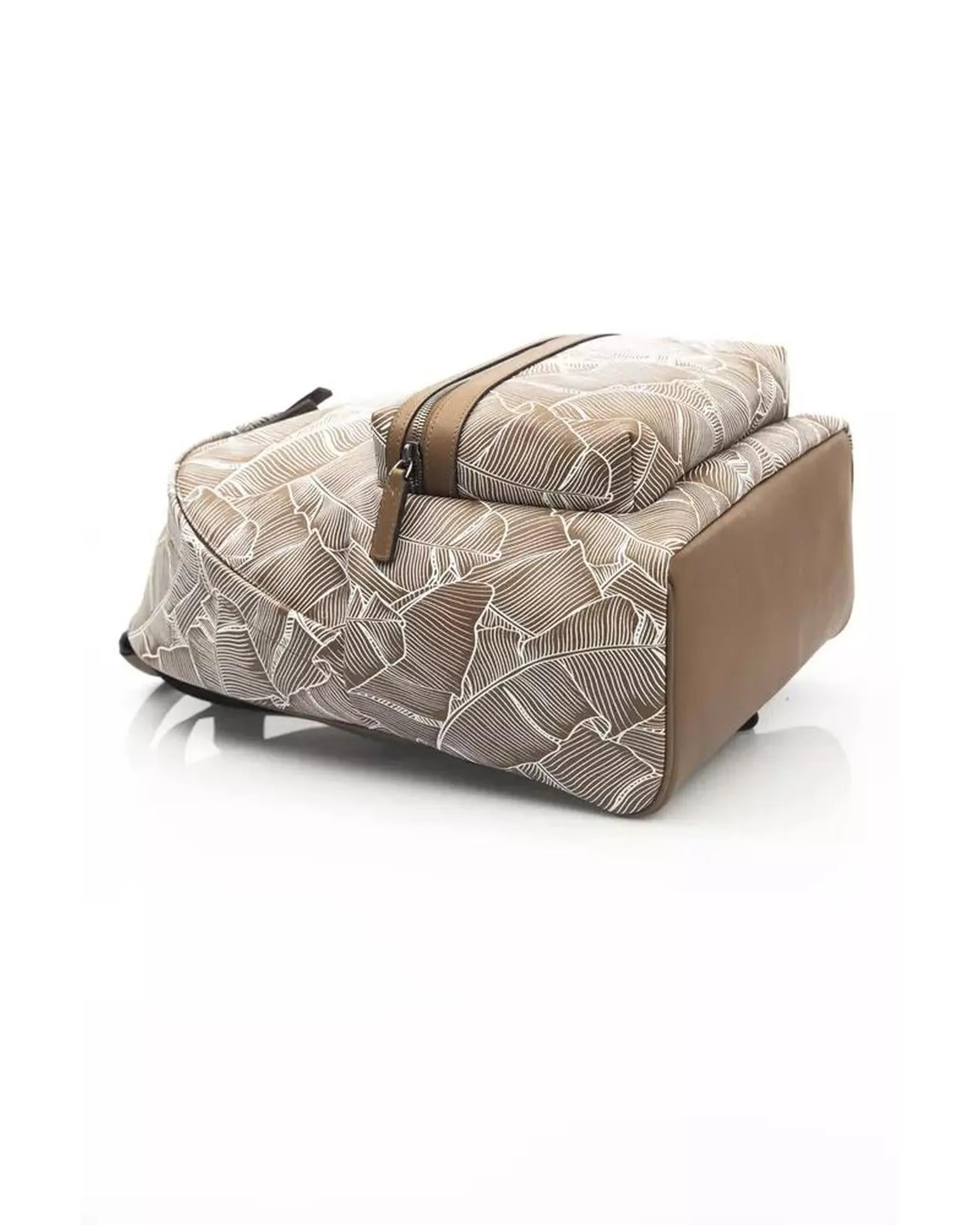 Cerruti 1881  Tropical Leaf Print Backpack for Men