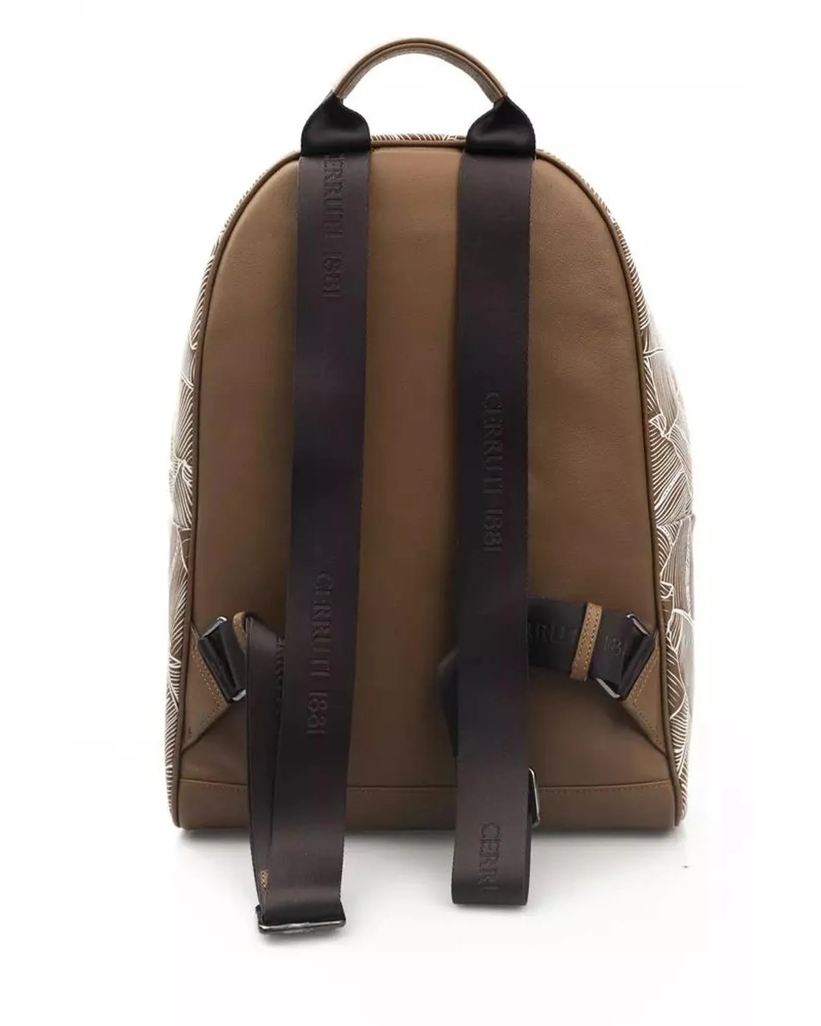 Cerruti 1881  Tropical Leaf Print Backpack for Men