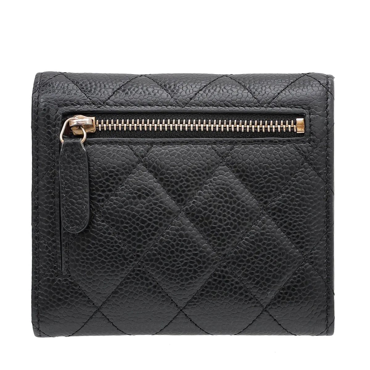 Chanel Black CC Classic Small Wallet