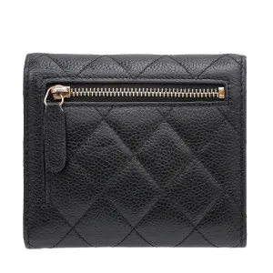 Chanel Black CC Classic Small Wallet