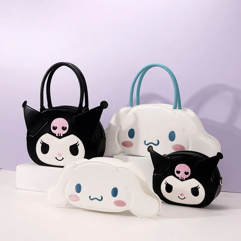 Cinnamoroll PU Embroidery Face Bag