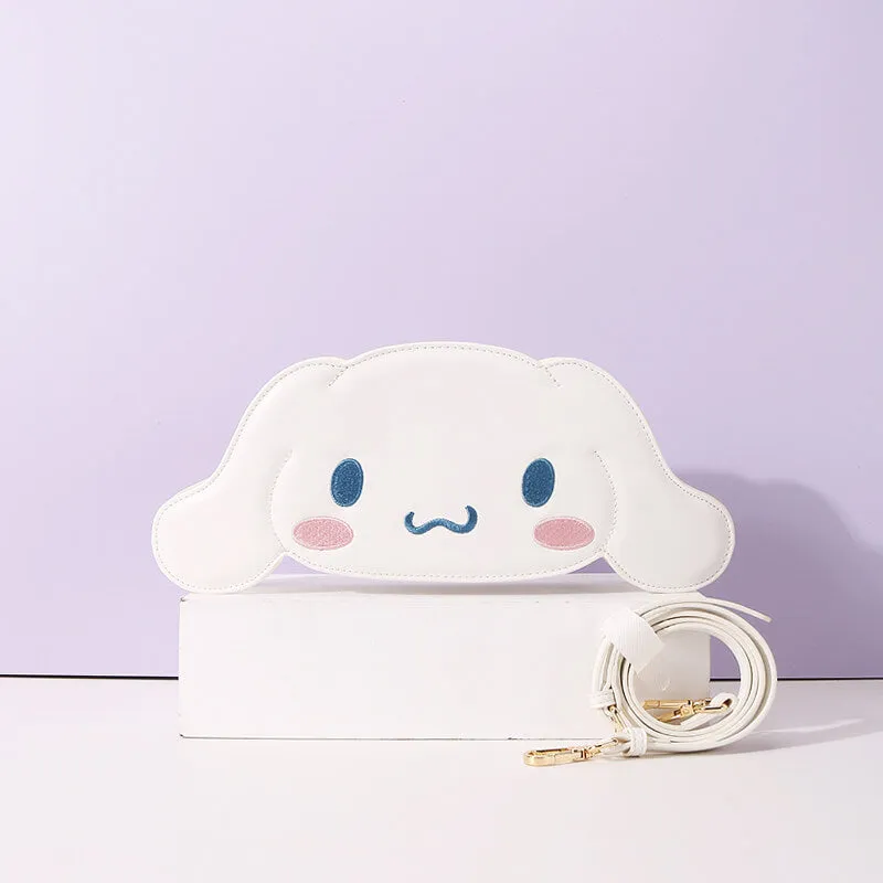 Cinnamoroll PU Embroidery Face Bag