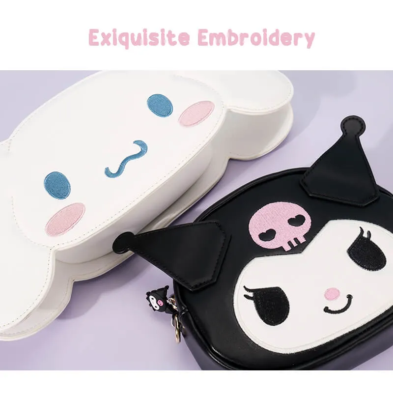 Cinnamoroll PU Embroidery Face Bag