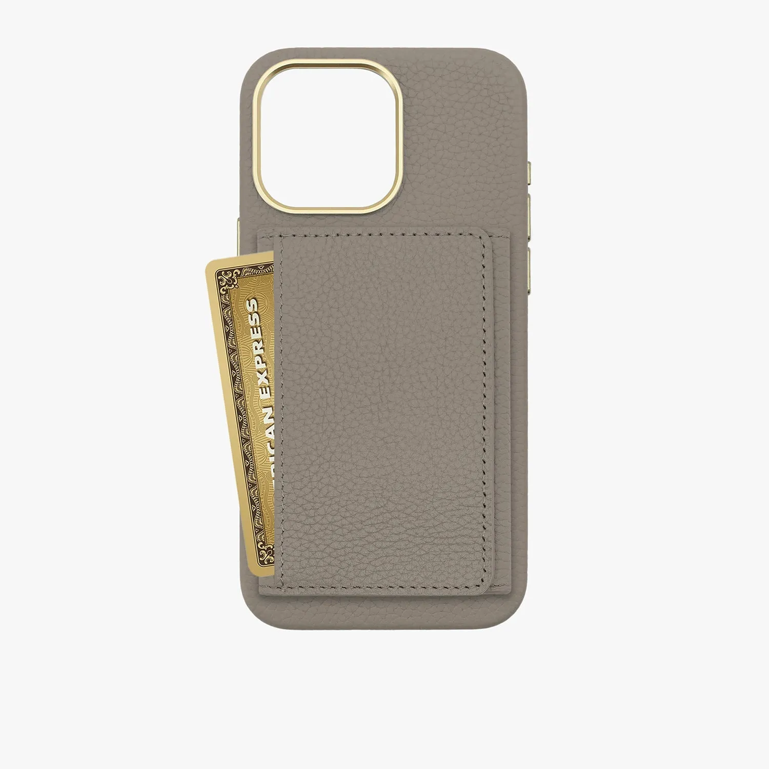 iPhone 15 Pro Leather Case with MagSafe Trifold Wallet Set