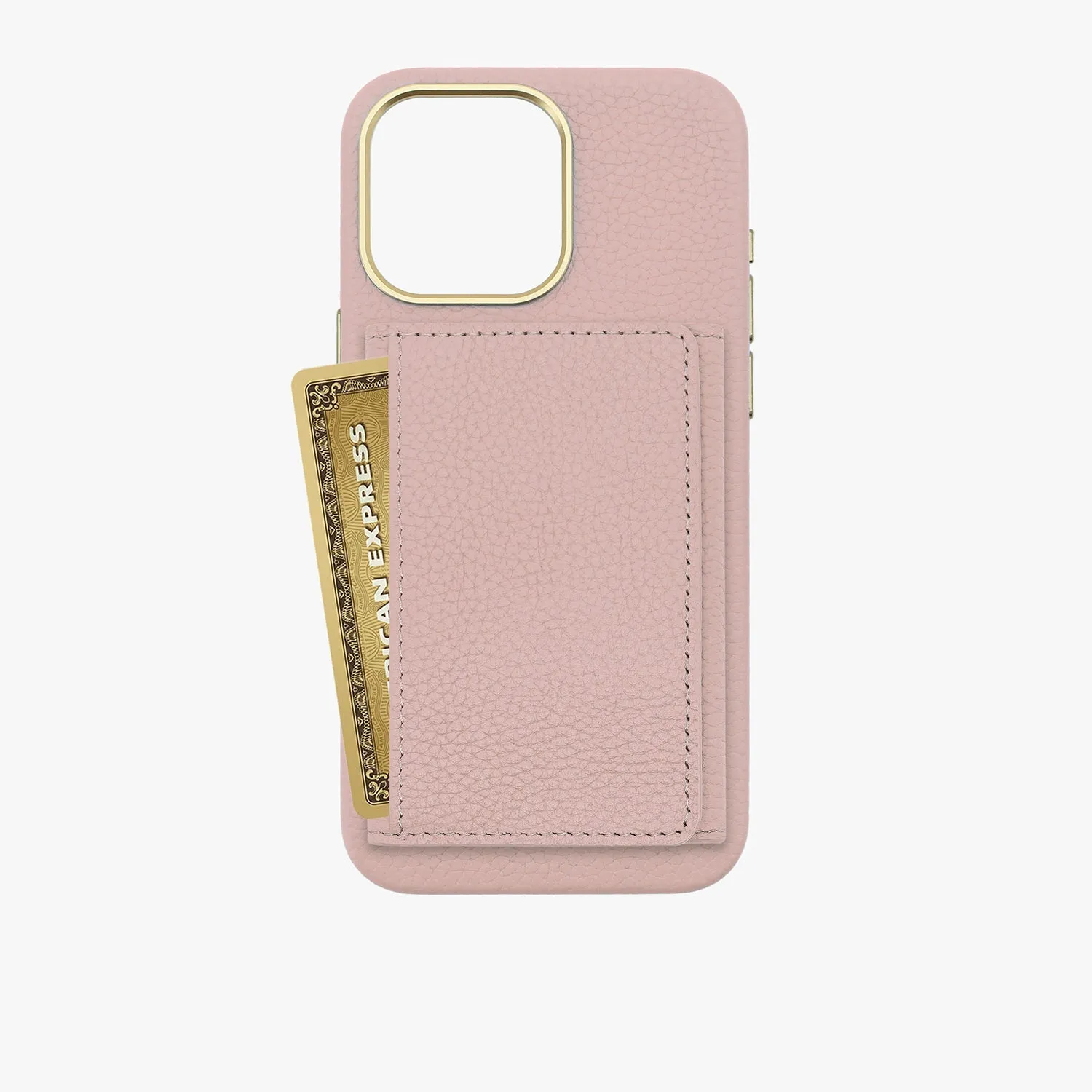 iPhone 15 Pro Leather Case with MagSafe Trifold Wallet Set
