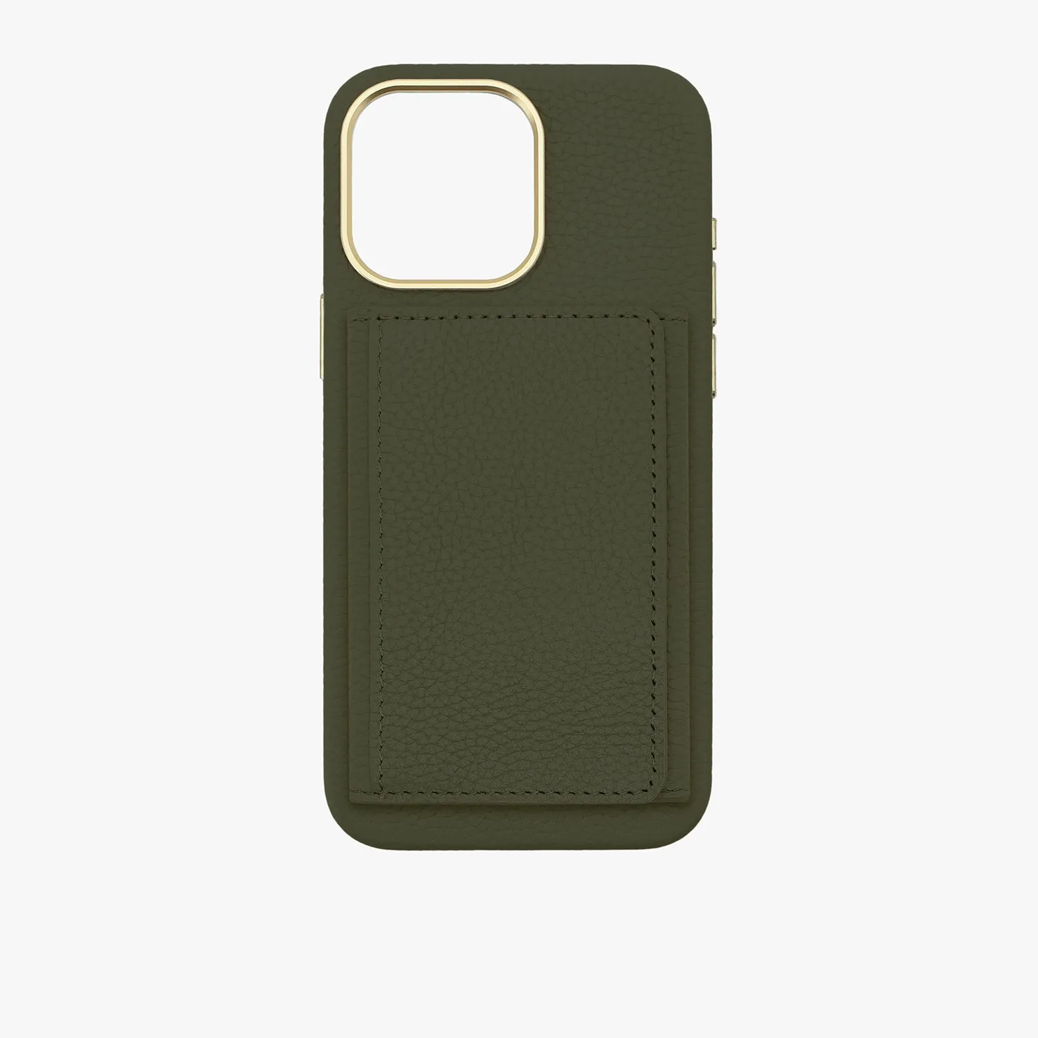 iPhone 15 Pro Leather Case with MagSafe Trifold Wallet Set