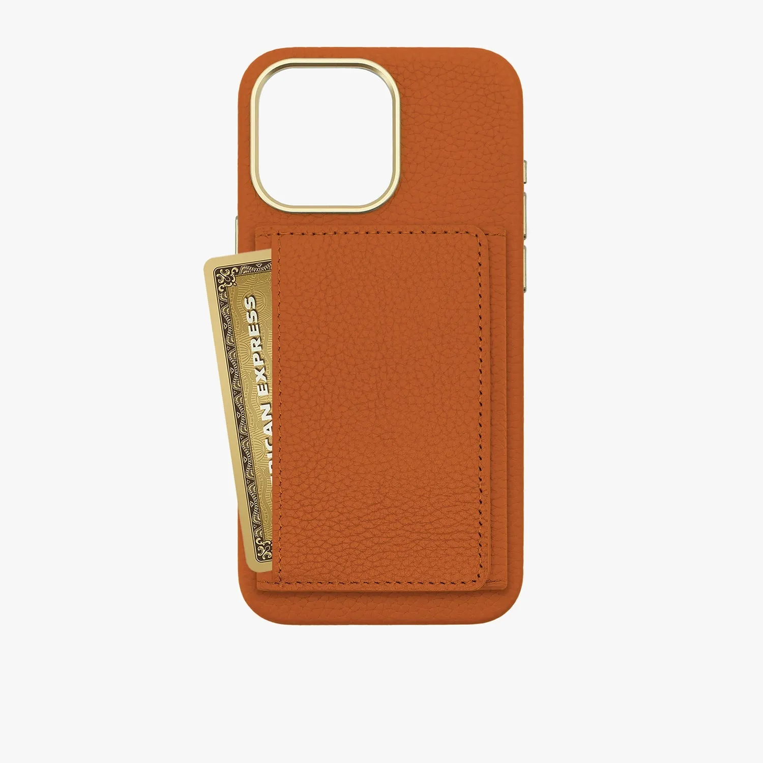 iPhone 15 Pro Leather Case with MagSafe Trifold Wallet Set