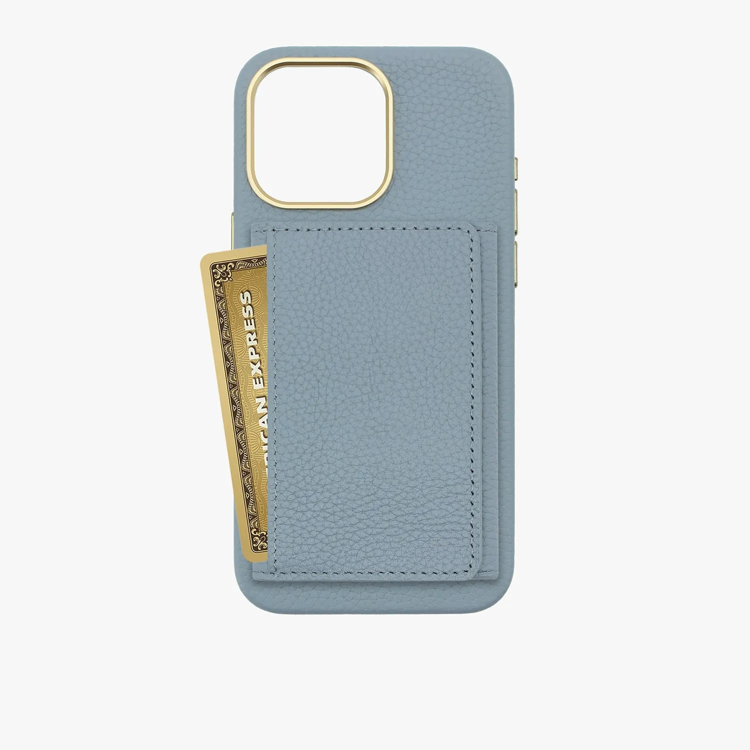 iPhone 15 Pro Leather Case with MagSafe Trifold Wallet Set