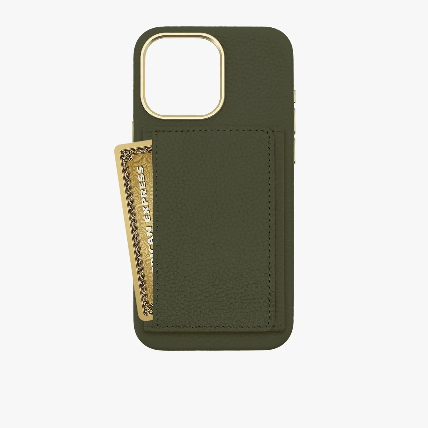 iPhone 15 Pro Leather Case with MagSafe Trifold Wallet Set
