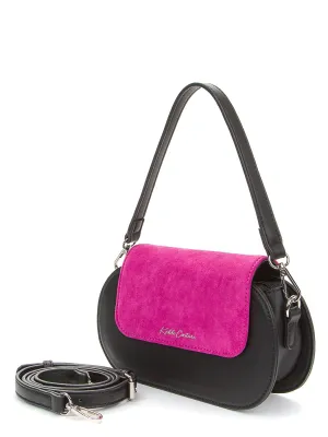 Keddo Couture Black & Fuchsia Handbag
