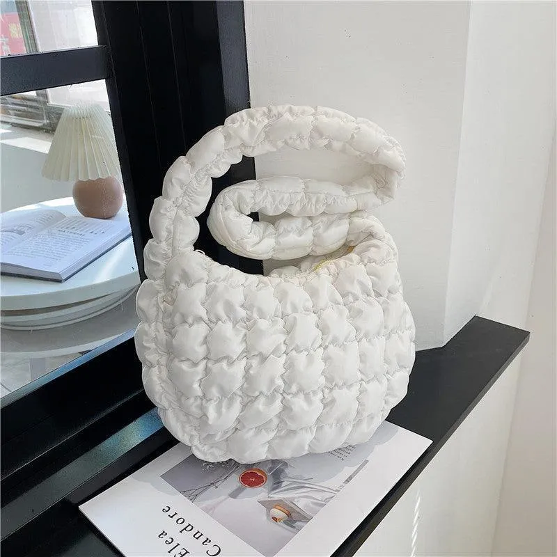 Ladies Puffer Cloud Bag Purse Crossbody Handbag SKAB008