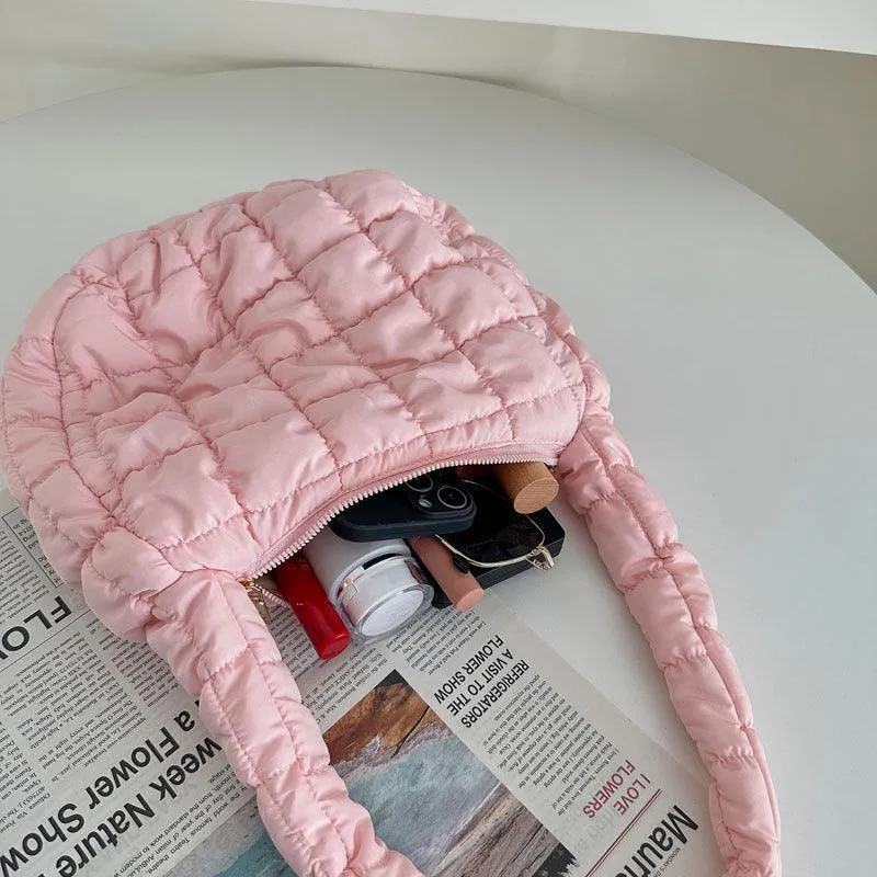 Ladies Puffer Cloud Bag Purse Crossbody Handbag SKAB008