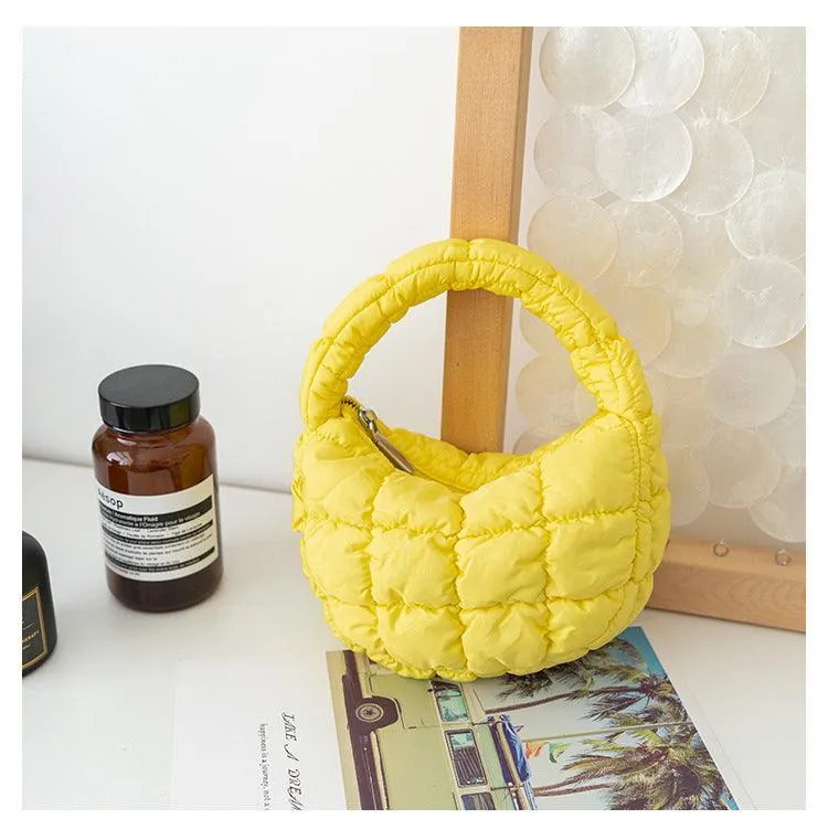 Ladies Puffer Cloud Bag Purse Tote Handbag Slouch Bag SKAB003