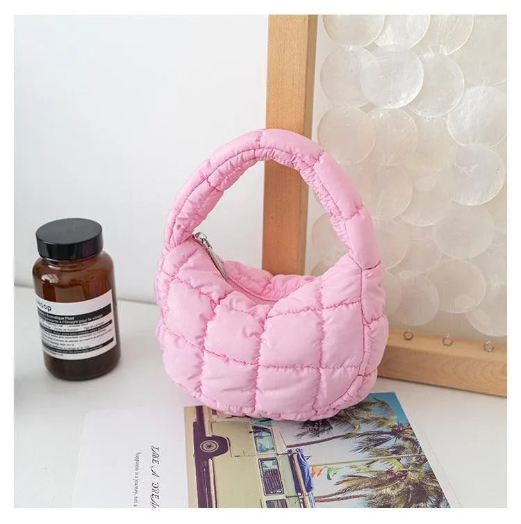 Ladies Puffer Cloud Bag Purse Tote Handbag Slouch Bag SKAB003