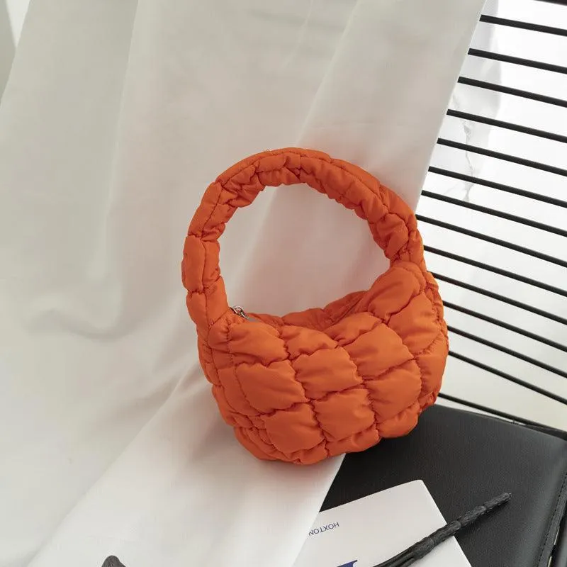 Ladies Puffer Cloud Bag Purse Tote Handbag Slouch Bag SKAB003