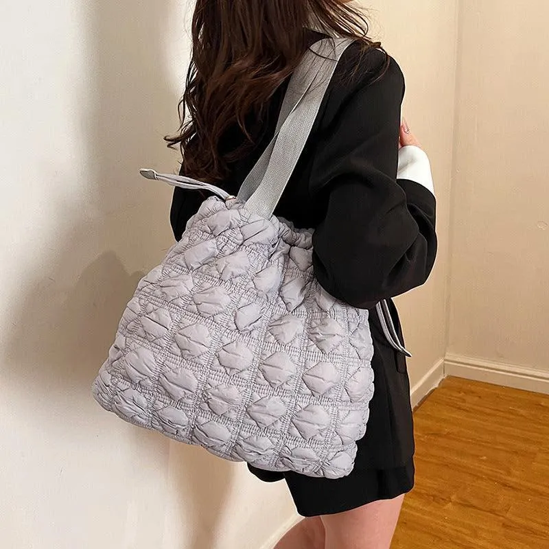 Ladies Puffer Light Weight Cloud Handbag SKAB015