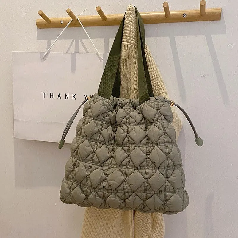 Ladies Puffer Light Weight Cloud Handbag SKAB015