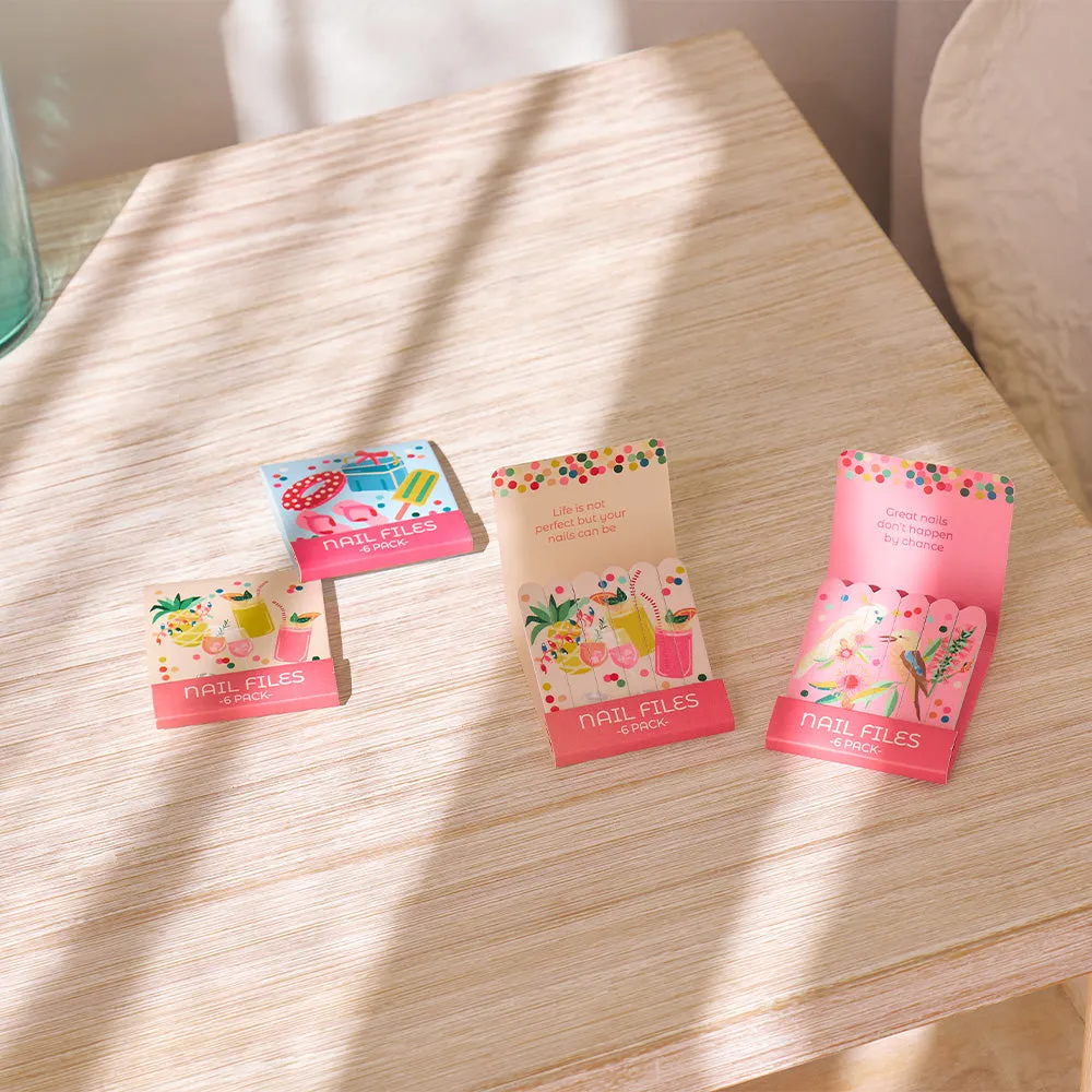 Quick Fix Nail Files - Holiday - Counter Pack of 48