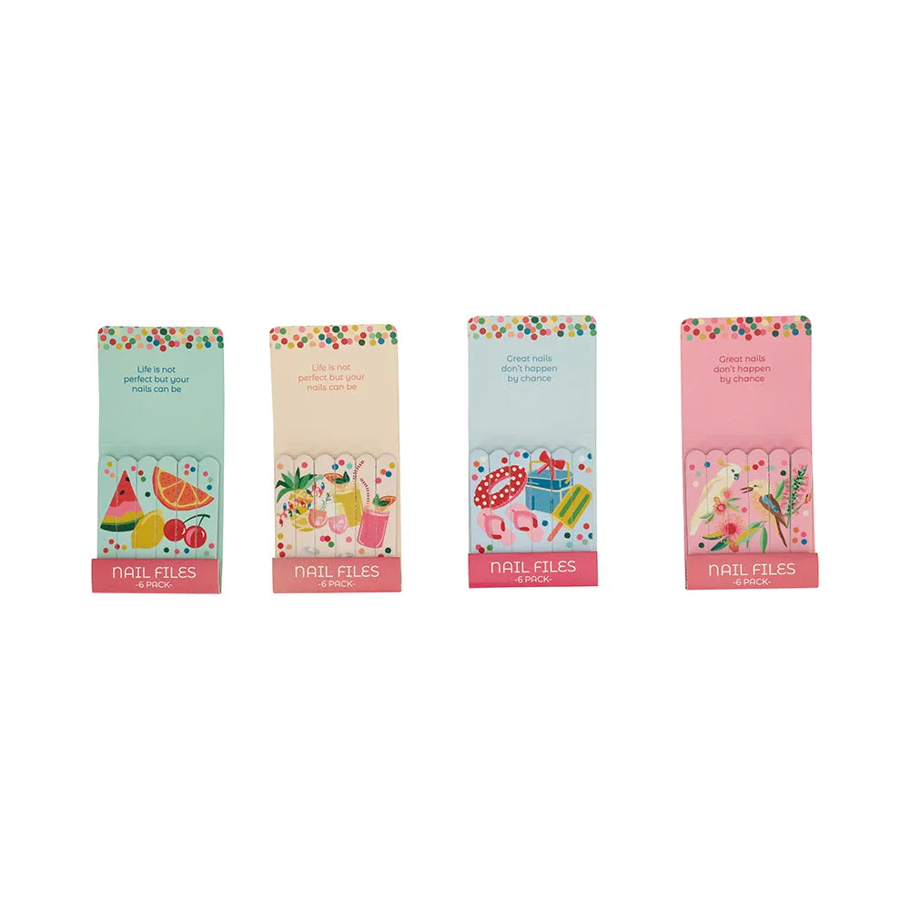 Quick Fix Nail Files - Holiday - Counter Pack of 48